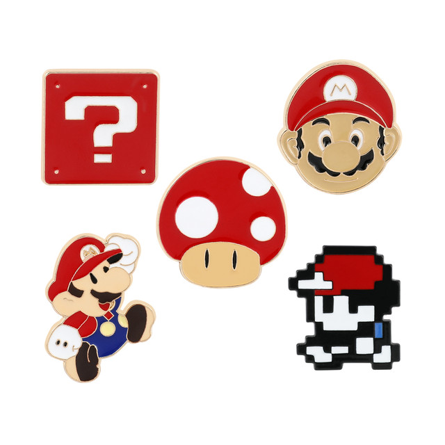 Jogo Mario Bros Pixel Style Brooch, Sapo Question Mark, Modeling Creativity  Badge, Jóias para Vestuário, Cartoon Casual Acessórios - AliExpress